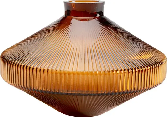 KARE DESIGN Vase Daphne 24 cm Glas Braun