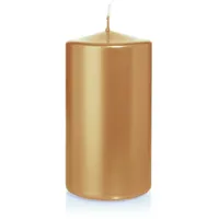 Wiedemann Stumpenkerze 130x70 mm 2 Stück gold