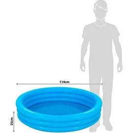 Intex Crystal Blue Planschbecken 114 x 25 cm (NEU)