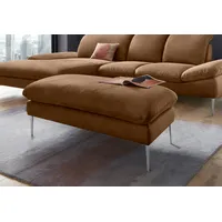 W.Schillig Hocker »enjoy&MORE«, Füße Chrom glänzend, Breite 106 cm
