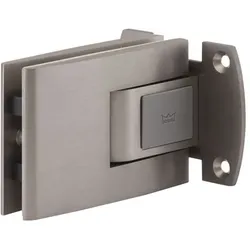DORMAKABA Pendeltürbeschlag Tensor Glas-Wand, Feststellpunkt 90° - Aluminium Edelstahl-Effekt