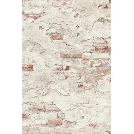 Rasch Textil Vliestapete in Stein-Optik 10,05m x 53cm 10,05m2 Crème 939309