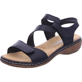 Rieker Sandalen Damen Schwarz 38