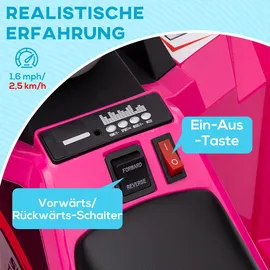 Homcom Kinder-Elektroquad 6V rosa (1-tlg)