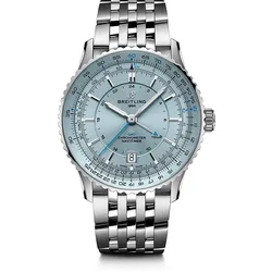 Breitling Herrenuhr Navitimer Automatic GMT 41 A32310171C1A1 - silber