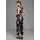 LAURA SCOTT Jumpsuit für den eleganten Anlass mit floralem Muster schwarz 40