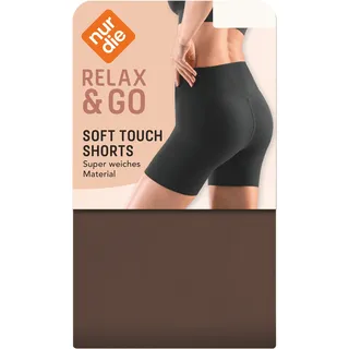 NUR DIE Damen Soft Touch Shorts - braun