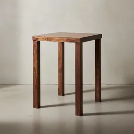 KADIMA DESIGN Bartisch 80 x 80 x 110 cm Braun