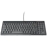 Digitus Tastatur für TFT-Konsolen schwarz, Kabel, deutsche Ausführung