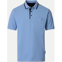 Poloshirt mit Brusttasche Blau XXL