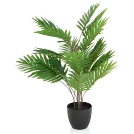HJH Office Kunstpflanze ARECA Palme Grün