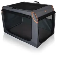 Knuffelwuff faltbare Hundebox Auto Transportbox Alverstone mit Aluminiumgestell für