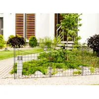 prestige home living outdoor Teichzaun Unterbogen 78 x 64 cm Stahl/Anthrazit