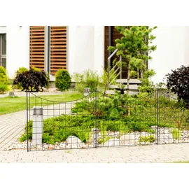 prestige home living outdoor Teichzaun Unterbogen 78 x 64 cm Stahl/Anthrazit