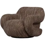 Woood Sessel Folke Polyester 88 x 70 x 0 cm Altrosa drehbar