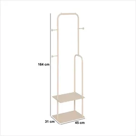 5 five simply smart LINY Kleiderständer 45 x 31 x 164 cm Beige