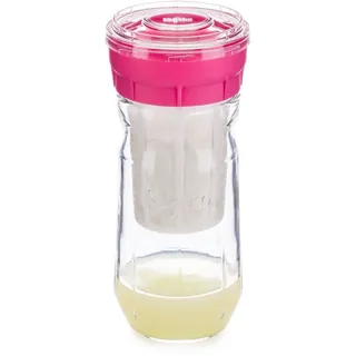 Kefirko Cheese Maker - Set für selbstgemachten Frischkäse und Joghurt (Rosa, 1,4 Liter)