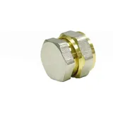 Boni-Shop® Schraubfitting Stopfen 16mm, Verbundrohr Fitting, Dvgw Zertifiziert