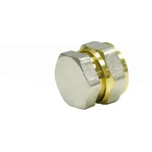 Boni-Shop® Schraubfitting Stopfen 16mm, Verbundrohr Fitting, Dvgw Zertifiziert