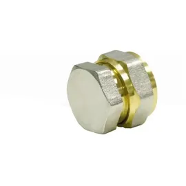 Boni-Shop® Schraubfitting Stopfen 16mm, Verbundrohr Fitting, Dvgw Zertifiziert