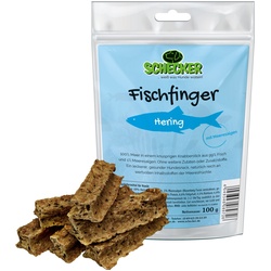 Schecker Fischfinger mit Hering - 99 % Fisch 1 Meeresalgen Futter 0,1 kg