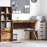 vidaXL Schreibtisch Altholz Braun
