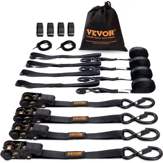 Vevor Spanngurte 4er-Set 0,025 x 4,6 m 998 kg