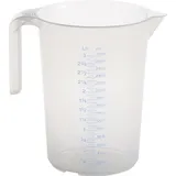 Hünersdorff Messkanne 3000 ml PP transp.D175xH238mm Griff offen