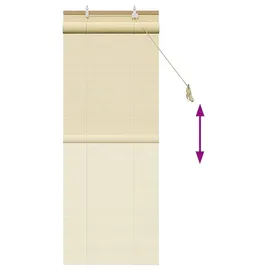 vidaXL Rollo Natur 50 x 160 cm Bambus/Braun