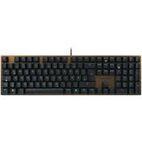 Cherry KC 200 MX braun/schwarz, MX2A SILENT RED, USB, DE (G80-3950LHBDE-2)