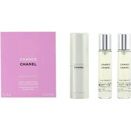 Chanel Chance Eau Fraiche Eau de Toilette refillable 3 x 20 ml