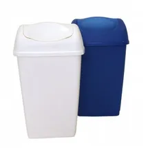 TONTARELLI Schwingdeckeleimer 25 l Weiß