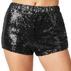 tectake® Pailletten-Shorts