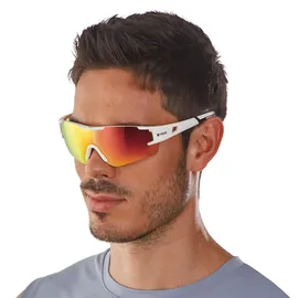 YEAZ Sport-Sonnenbrille Bright White/Blue SUNBLOW