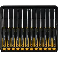 TRIZERATOP Bit-Schraubendreher Schraubendreher Satz + Haken PH/Flach/Torx 12-teilig
