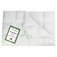 Daunendecke 135x200 mit 90% Daunen, normale Ganzjahresbettdecke aus Baumwolle