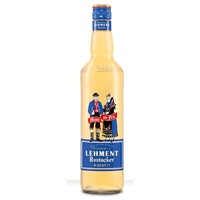 Original Lehment Rostocker Aquavit, Vol. 42 % vol., "Wasser des Lebens" mit nordischen Geschmack, im Eichenfass gelagert (2 x 0.7 l)