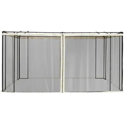 Outsunny Fliegennetz Polyesterstoff, Nylon