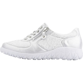 WALDLÄUFER Havy Soft Damen sportlicher Schnürer in silber Gr. 39,5 - 39