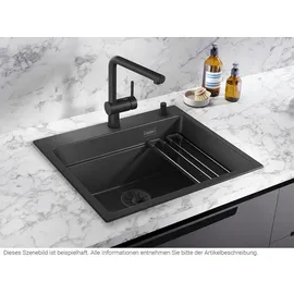 Blanco Etagon 6 schwarz + Excenterbetätigung + InFino 525889