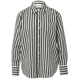 Comma, Comma Gestreifte Relaxed-Fit-Hemdbluse mit Brusttasche - 38