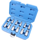 BRILLIANT TOOLS 1/2" Innensechskant Bit-Stecknuss-Satz, 12-tlg, 5 - 22 mm