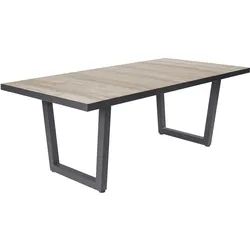 LC Garden »Bailado« Gartentisch braun V-Fuß 200x100cm Keramik Tischplatte Esstisch