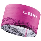 Leki XC Headband neonpink-white Einheitsgröße