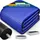 tillvex Premium Pool Solarabdeckplane Blau/Schwarz 700x400 cm