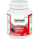 Centrum Omega-3 Kaukapseln, 120 St. - Wertvolle Omega-3 Fettsäuren (DHA & EPA) und Vitamin E für Kinder ab 4 Jahren und Erwachsene