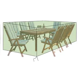 GRASEKAMP Gartenmöbel Abdeckung 250 x 210 x 90 cm Grün