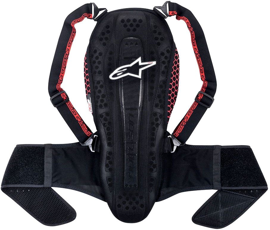 Alpinestars Nucleon KR-2, Rückenprotektor - Schwarz/Grau/Rot - XS