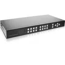 InLine HDMI 4x4 Multi View Matrix Switch, 4 Eingänge auf 4 Ausgänge