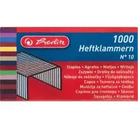 Herlitz Heftklammern No.10 Metall Silber 1000 St.